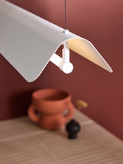 MADE.COM White Ellis Ceiling Light - Image 2 of 3