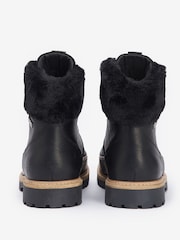 Barbour® Black Woodside Lace Up Leather Hiker Boots - Image 4 of 5