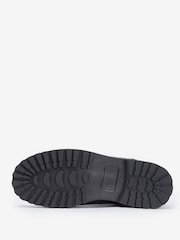 Barbour® Black Woodside Lace Up Leather Hiker Boots - Image 5 of 5