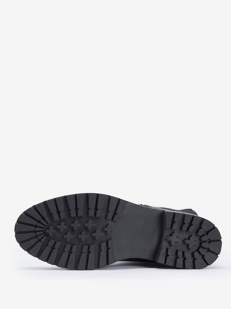 Barbour® Black Ingrid Tall Tassel Trim Boots - Image 6 of 6