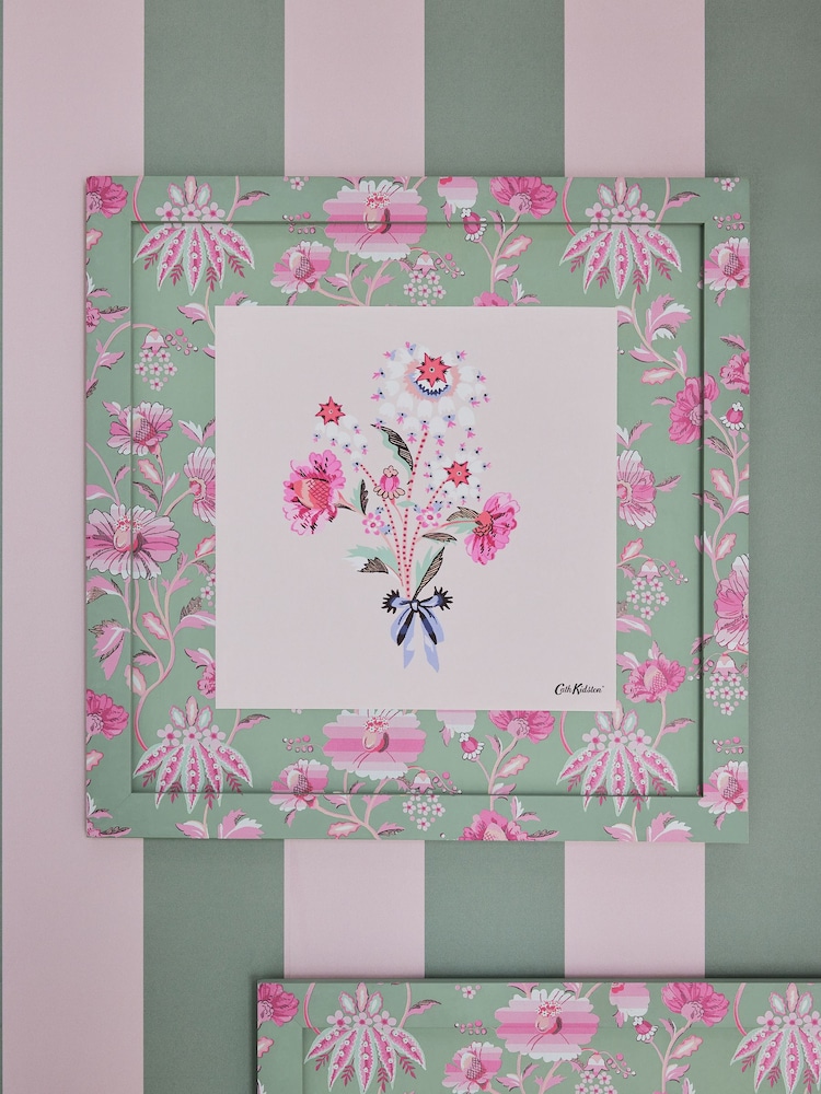Cath Kidston Green Floral Wall Art Set 4 - Image 2 of 13
