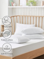 Simply Soft Soft 4 Pack Pillows - Image 2 of 3