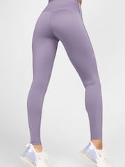 Lila - Nike Premium Universa Lange Leggings mit hohem Bund, starkem Stützeffekt und Taschen - Bild 2 von 3