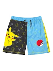 Vanilla Underground Black Pokemon Licensing Swim Shorts - Image 1 of 5