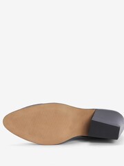 Barbour® Black Corey Western Heel Suede Tall Boots - Image 5 of 5