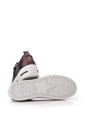 Moda In Pelle FILICIAN CHUNKY LEATHER TRAINER WITH ZIP AND LACE-UP CLOSURE - Image 4 of 5
