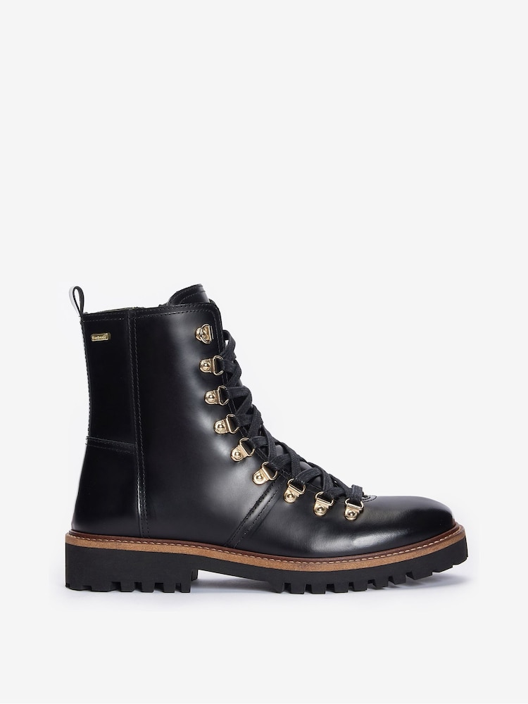 Barbour® Black Blake Hiker Leather Boots - Image 2 of 6 Barbour® Black Blake Hiker Leather Boots - Image 2 of 6