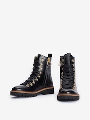 Barbour® Black Blake Hiker Leather Boots - Image 3 of 6