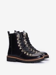 Barbour® Black Blake Hiker Leather Boots - Image 4 of 6