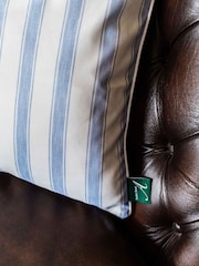 Avalon Home Mid Blue Stripe Cushion Cover - Image 5 of 6