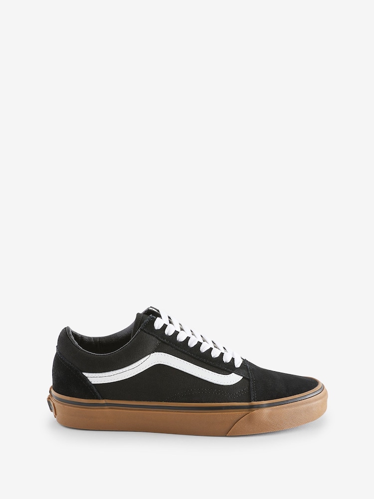 Vans Womens Old Skool Gum Sole Trainers - Image 1 of 5
