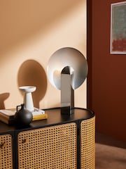 MADE.COM Silver Axel Table Lamp - Image 1 of 4