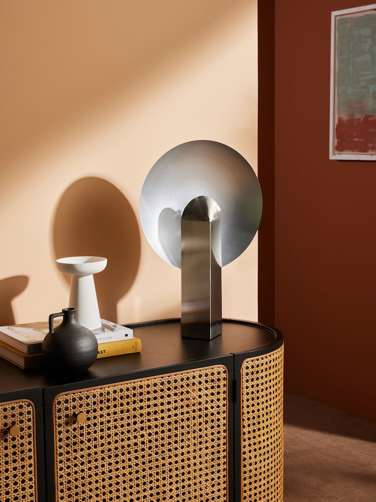 MADE.COM Silver Axel Table Lamp - Image 2 of 4