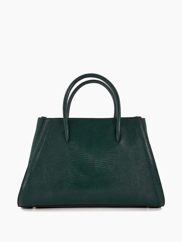 Зеленый - Dune London Daitlyn Structured Top Handle Handbag - Image 2 of 5