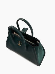 Зеленый - Dune London Daitlyn Structured Top Handle Handbag - Image 3 of 5