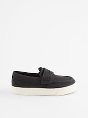 Black Standard Fit (F) Penny Loafers - Image 2 of 6