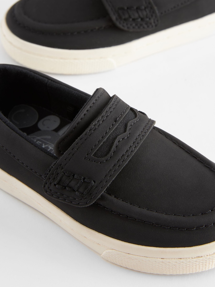 Black Standard Fit (F) Penny Loafers - Image 6 of 6