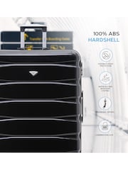 Set Of 2 Large Check-In & Small Carry-On Hardcase Travel Suitcase - Image 4 of 7