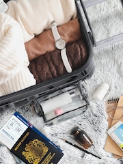 Set Of 2 Large Check-In & Small Carry-On Hardcase Travel Suitcase - Image 6 of 7