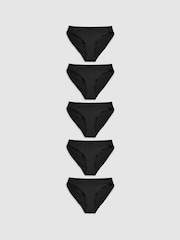 Noir - Culotte en microfibre 5 Pack - Image 4 de 5