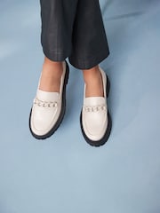 Bone White Forever Comfort® Chunky Loafers - Image 3 of 8