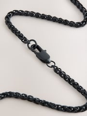 DCK Mens Black Dog Tag Pendant Necklace - Image 3 of 3