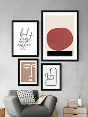 Black But First Coffee by Rafael Farias Framed Print - Image 3 of 4