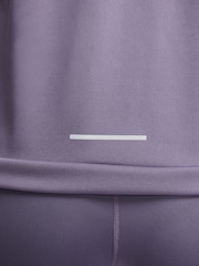 Пурпурный - Топ для бега с короткой молнией Nike Dri-FIT Pacer - Изображение 6 из 9