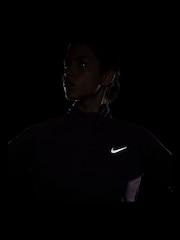 Пурпурный - Топ для бега с короткой молнией Nike Dri-FIT Pacer - Изображение 9 из 9