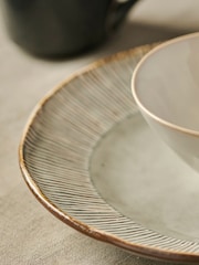 Dutch Rose Ecru Cream Set of 4 Dinner Plates Set of 4 Dinner Plates - Image 1 of 4