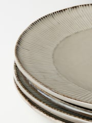 Dutch Rose Ecru Cream Set of 4 Dinner Plates Set of 4 Dinner Plates - Image 2 of 4