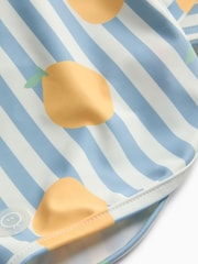 MORI Blue Lemon Stripe Sunsafe Swim Hat - Image 2 of 2