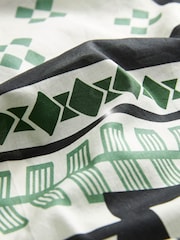 White Geo Sarong Beach Skirt Cover-Up - Image 7 of 7