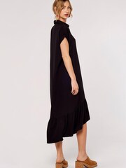 Apricot Black Boxy Tiered Hem Maxi Dress - Image 2 of 4