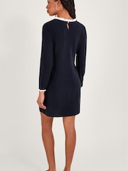 Monsoon Blue Lace Trim Swing Dress - Image 2 of 5