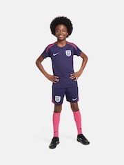 Nike Purple England Strike Football Shorts - Image 4 of 7