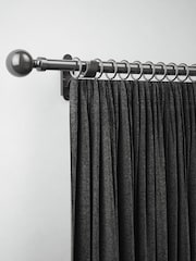 Gun Metal 10 Pack 28mm Diameter Metal Curtain Pole Rings - Image 1 of 4