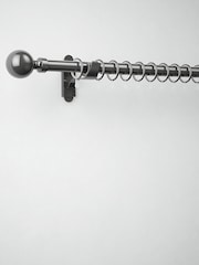 Gun Metal 10 Pack 28mm Diameter Metal Curtain Pole Rings - Image 2 of 4