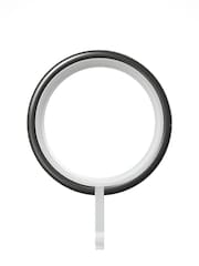 Gun Metal 10 Pack 28mm Diameter Metal Curtain Pole Rings - Image 4 of 4