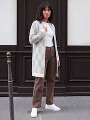 Roman White Soft Pattern Cardigan - Image 2 of 4