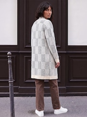 Roman White Soft Pattern Cardigan - Image 3 of 4