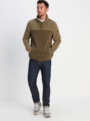 Tog 24 Green Farlow Press Stud Neck Fleece - Image 3 of 7