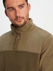 Tog 24 Green Farlow Press Stud Neck Fleece - Image 6 of 7