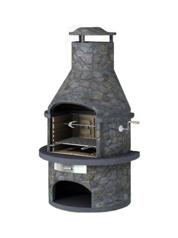 Callow Grey Garden Rondo Slate Masonry BBQ - Image 1 of 3