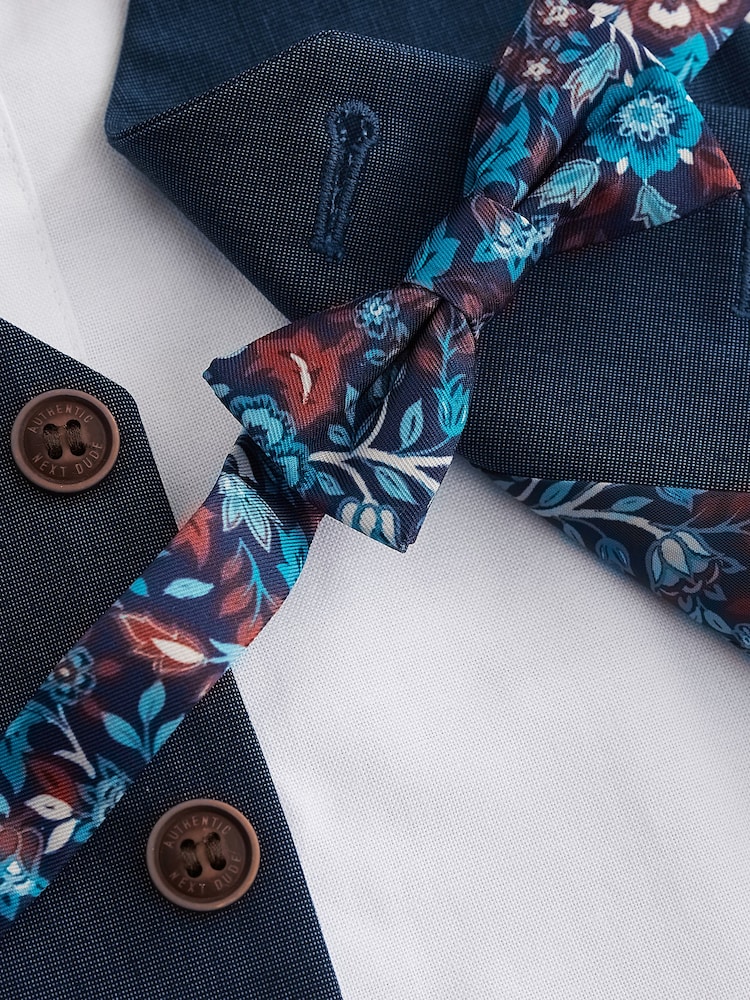 Blue Waistcoat, Shirt, Trousers & Bowtie Set (3mths-9yrs) - Image 10 of 10