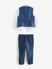 Blue Waistcoat, Shirt, Trousers & Bowtie Set (3mths-9yrs) - Image 7 of 10