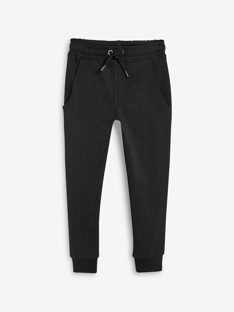 Black Skinny Fit Joggers (3-16yrs) - Image 5 of 7