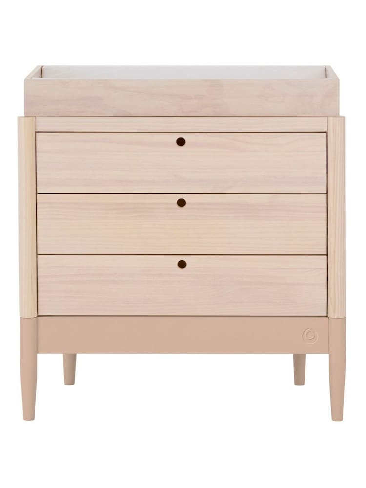 Gaia Baby Powder Blush  Natural Ash Eos Nursery Dresser Changer - Image 6 of 6