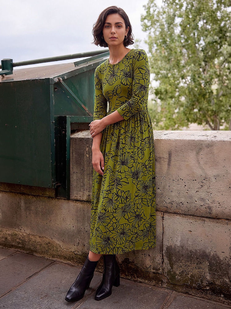 green roman dress Buy Printed Round Neck from Next USA Strapless Dress