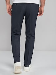 Navy Blue Puppytooth Smart Trousers - Image 1 of 7